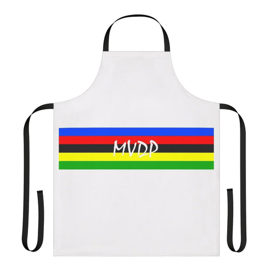 Cycling apron featuring world champion Mathieu Van Der Poel