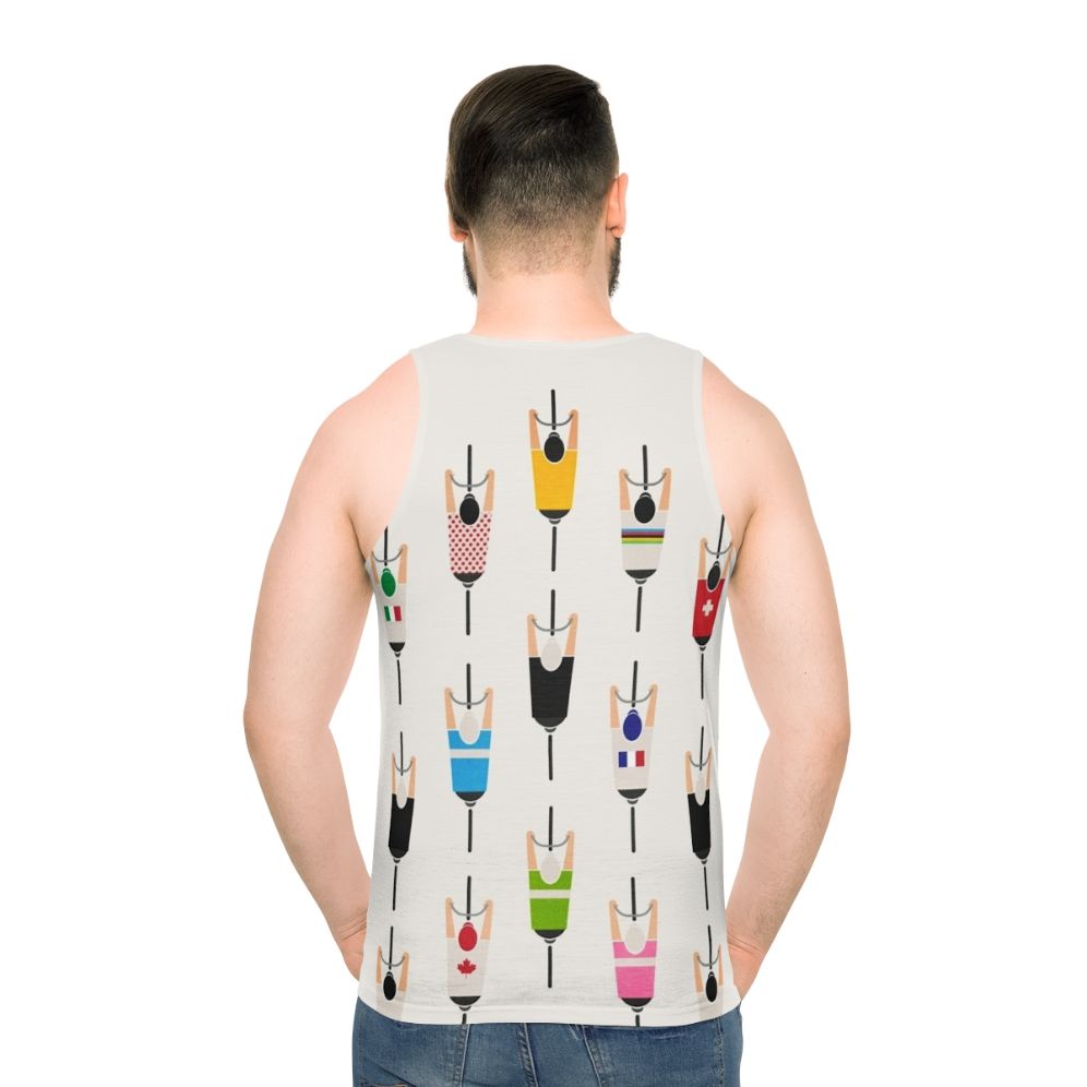 Cycling squad unisex tank top