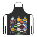 Cycling team colors kitchen apron with professional cycling team logos and designs