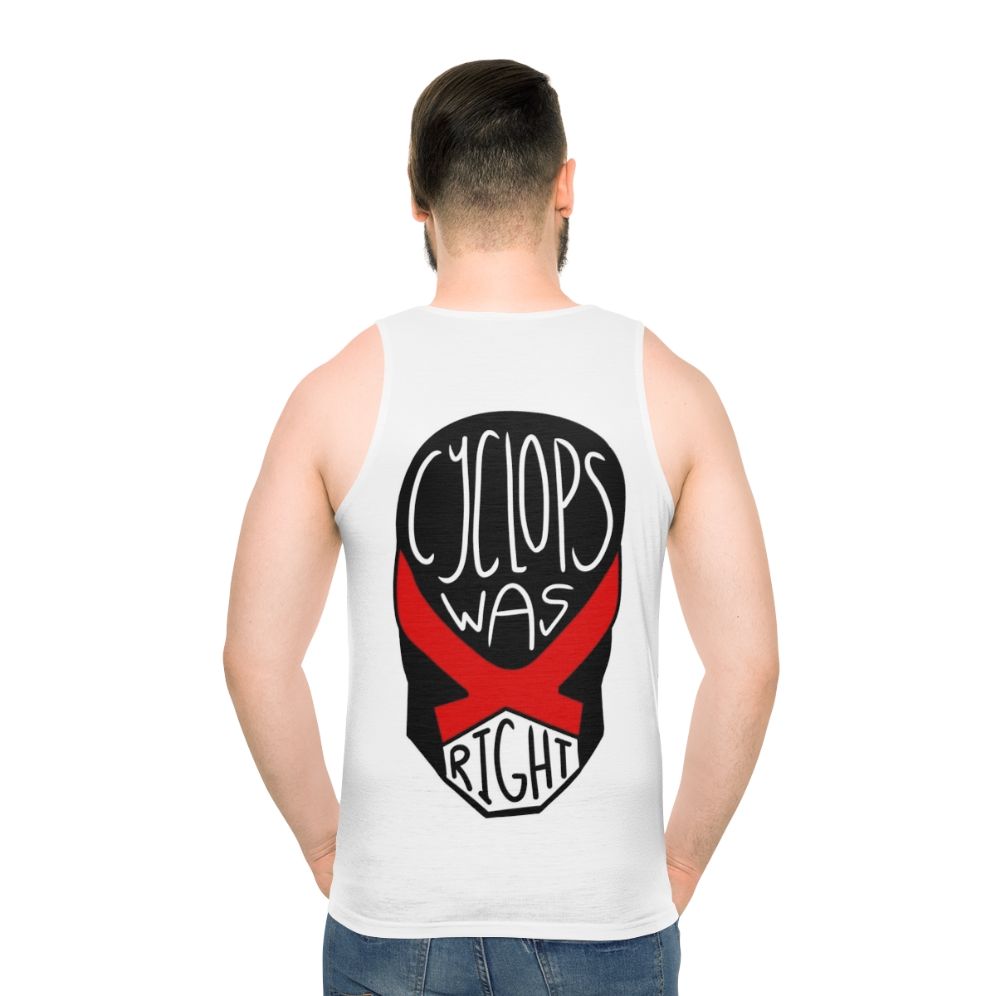Cyclops Was Right Marvel X-Men Unisex Tank Top