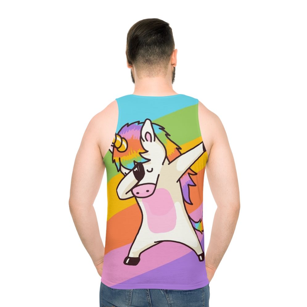 Dabbing Unicorn Hip Hop Dab Pose Unisex Tank Top