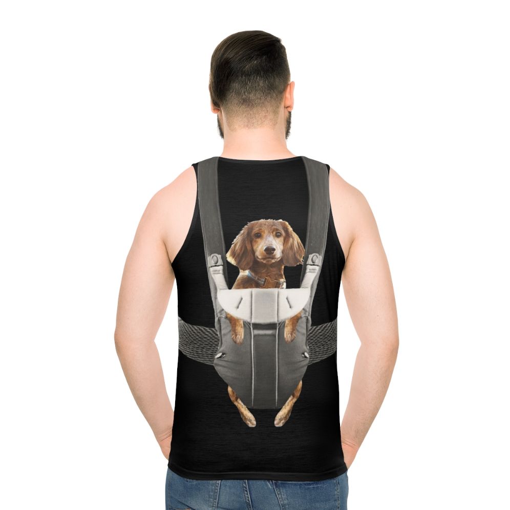 Dachshund in Baby Carrier Unisex Tank Top