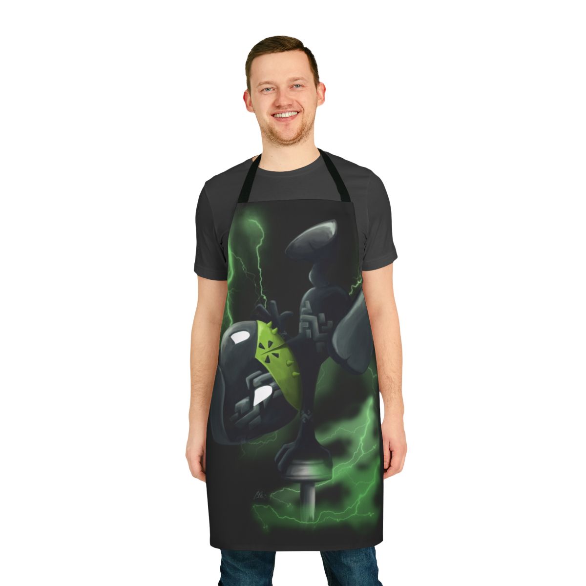 Dadamato inspired apron featuring the popular Matoki characters from the K-pop group B.A.P.