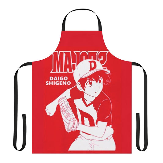 Stylish anime-themed apron featuring the character Daigo Shigeno from the popular manga and anime series.