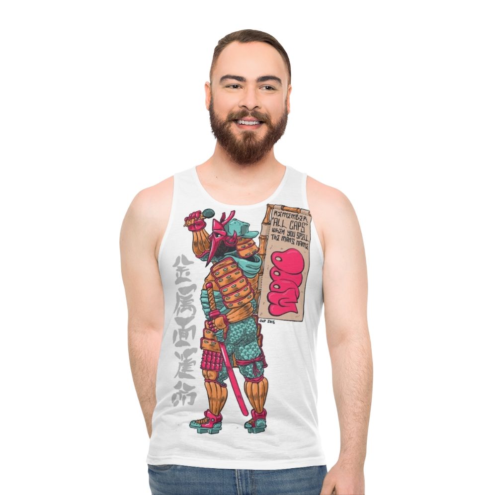 Daimyo unisex Japanese art inspired graphic tank top