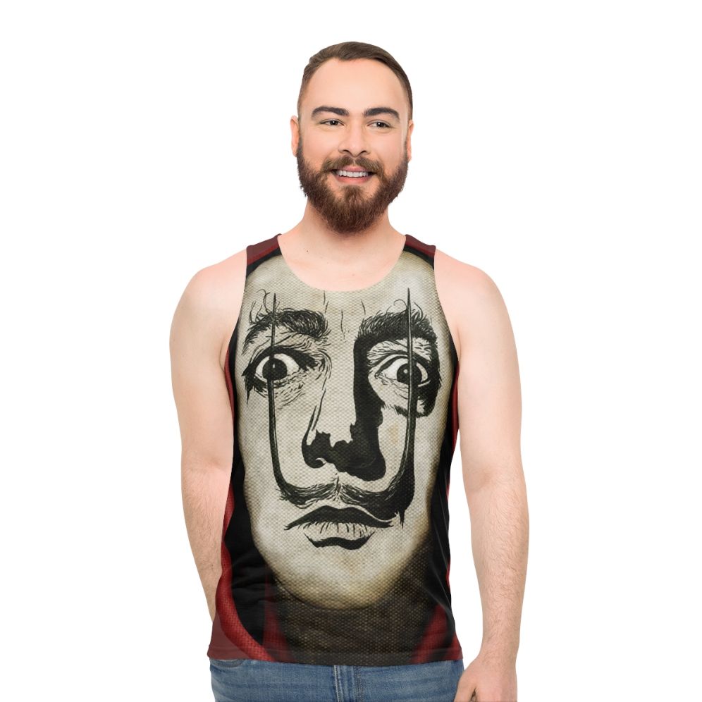 Dali from Money Heist Unisex Tank Top