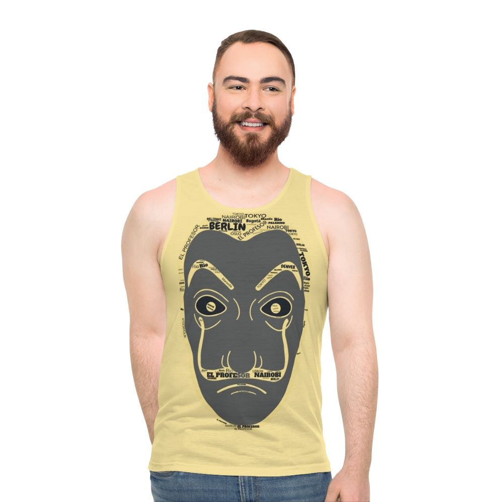 Dali Mask La Casa De Papel Unisex Tank Top