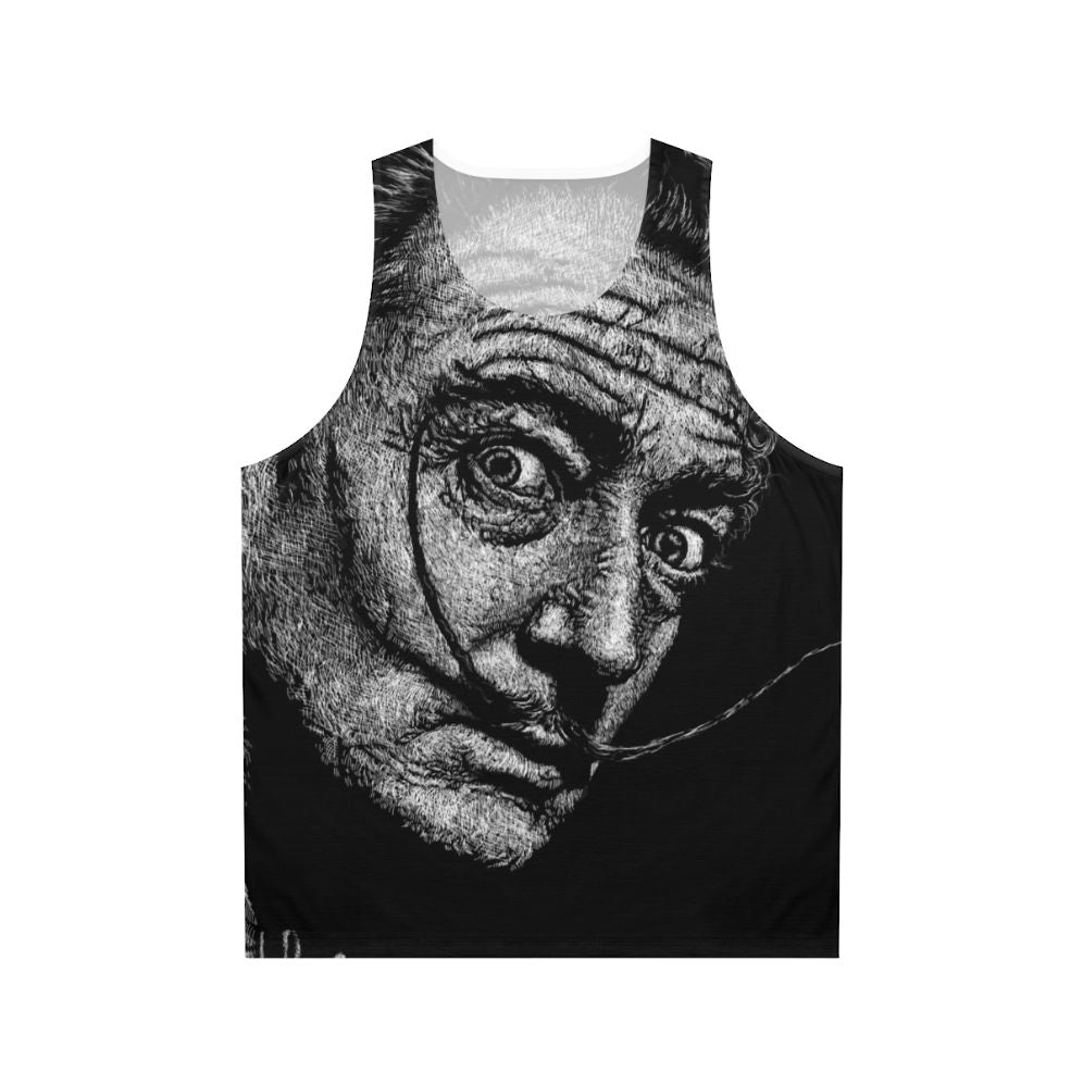 Dali unisex tank top featuring surrealist art
