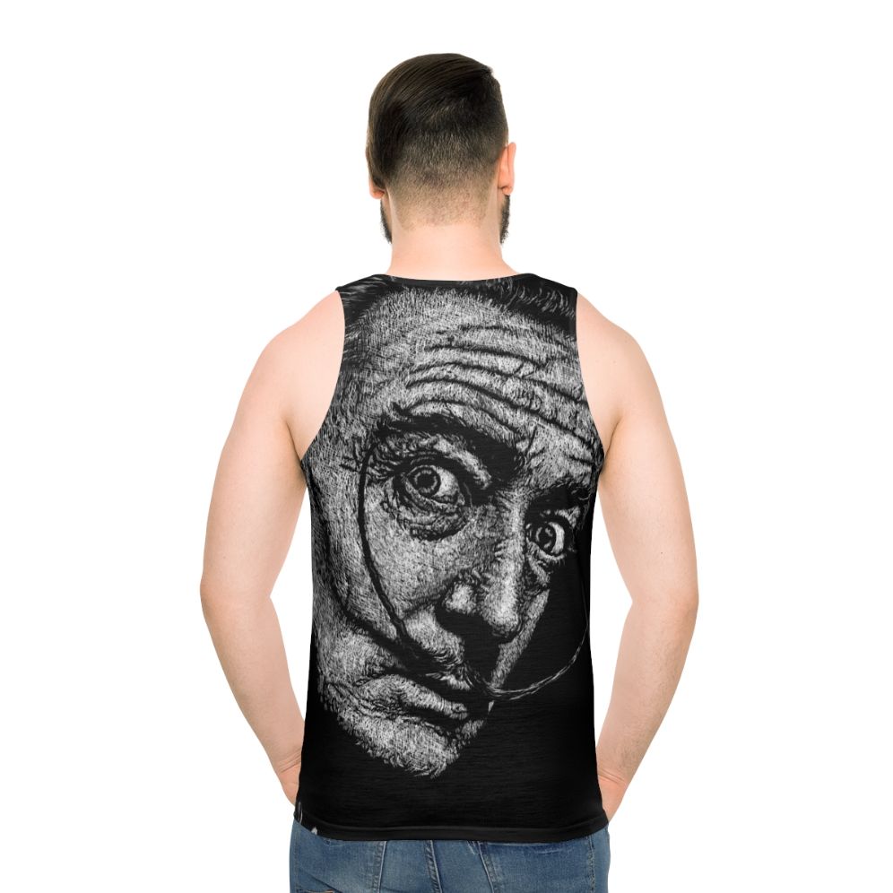 Dali unisex tank top featuring surrealist art
