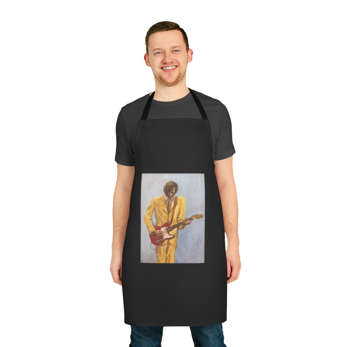 Vintage-style apron featuring the Dallas Good and The Sadies logo, a popular Canadian music group.