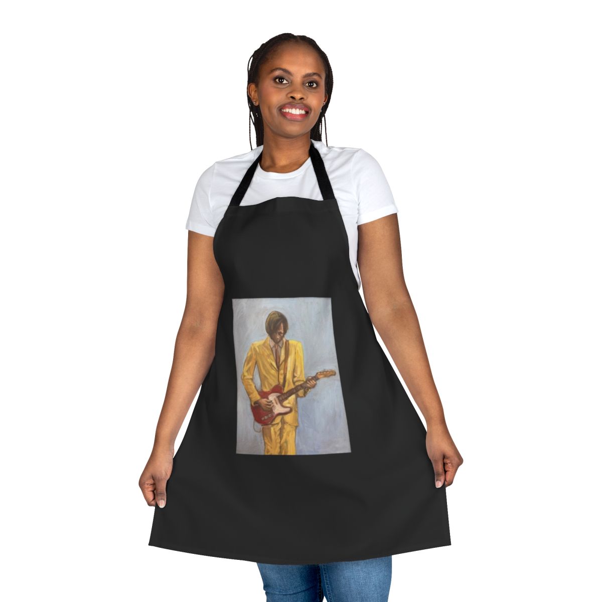 Vintage-style apron featuring the Dallas Good and The Sadies logo, a popular Canadian music group.