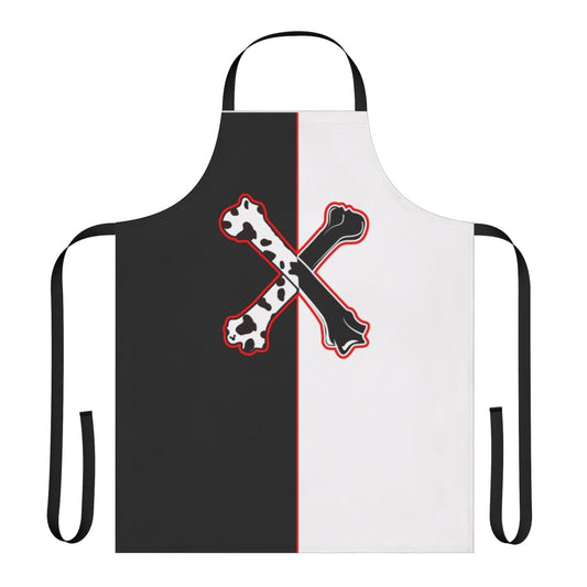 Dalmatian Cross Bones Print Apron for Kitchen and Cooking