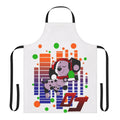 Dalmatian print apron with 101 Dalmatians-inspired design