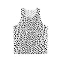 Dalmatian Spots Black White Unisex Tank Top