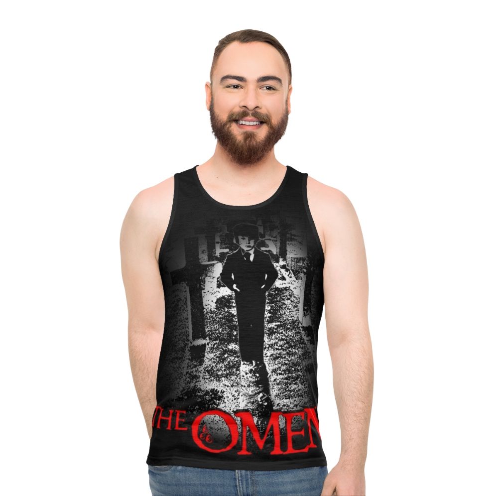 Damien The Omen Unisex Horror Movie Tank Top