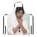 Stylish apron featuring a graphic design of Ian Somerhalder as Damon Salvatore from the TV show The Vampire Diaries