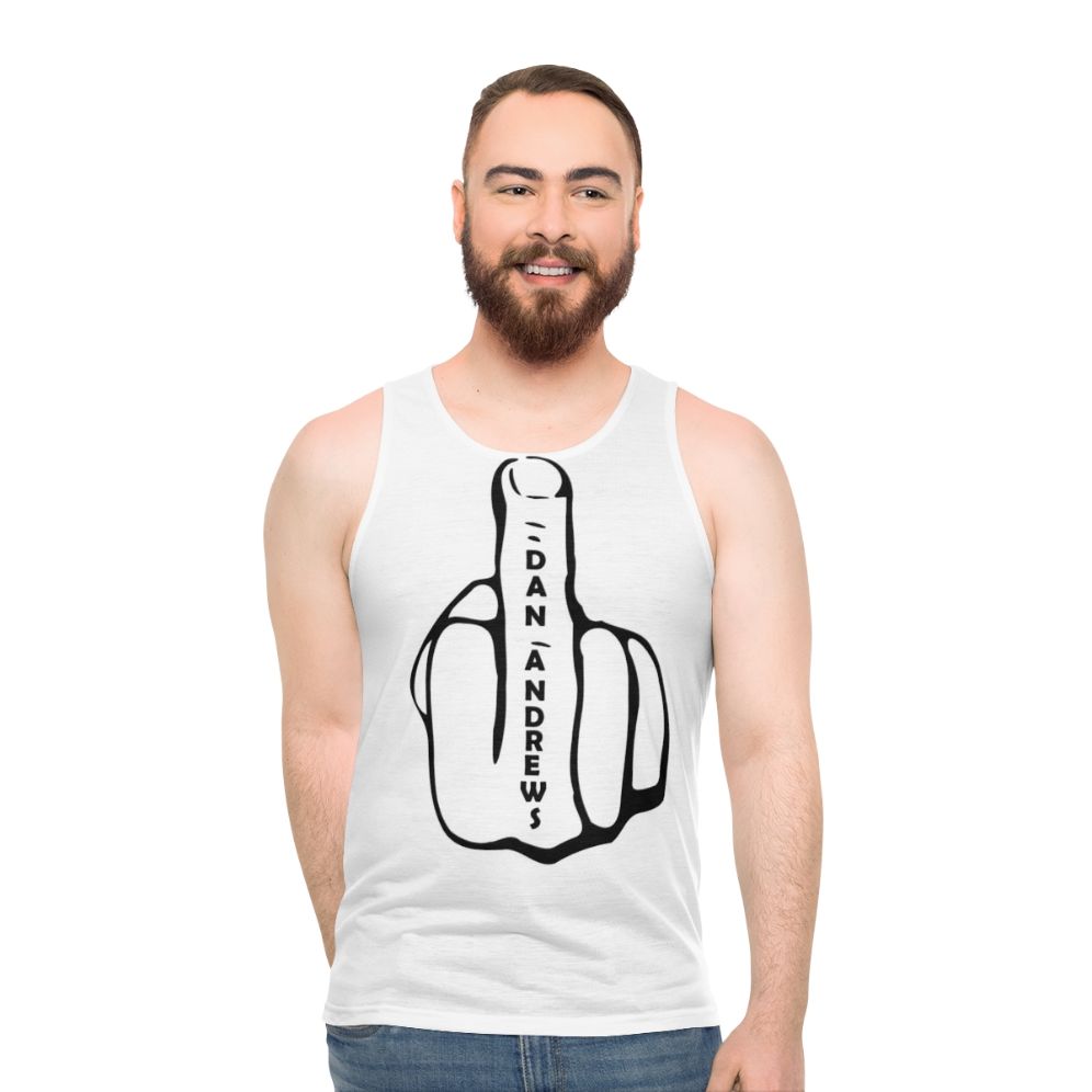 Dan Andrews Finger Unisex Tank Top