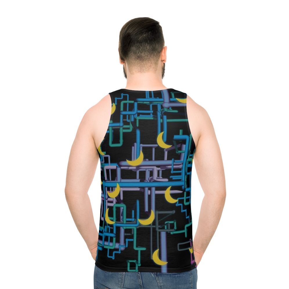 Dan Flashes Complicated Pattern Unisex Tank Top