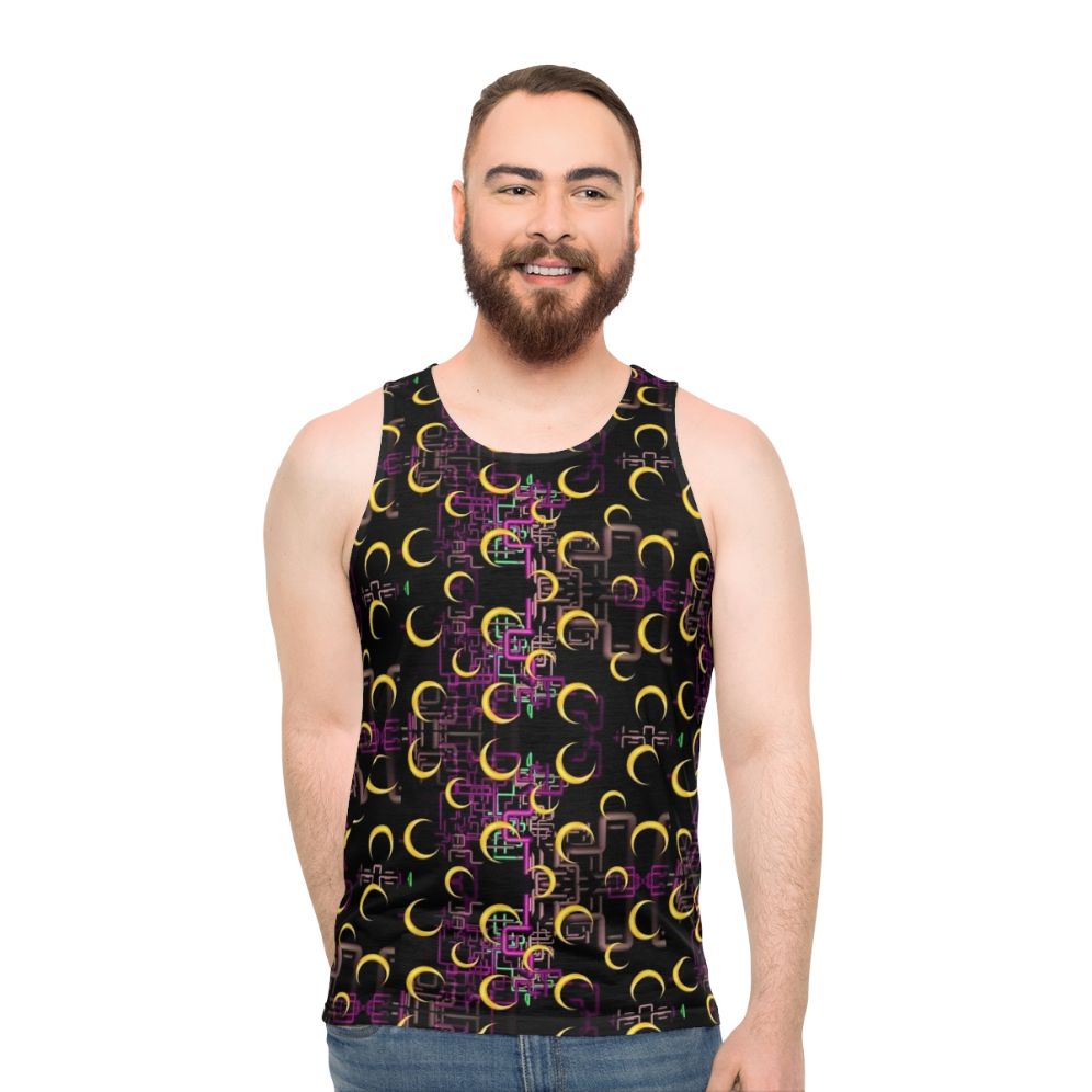 Dan Flashes Pattern Cool Tim Robinson I Think You Should Leave Unisex Tank Top