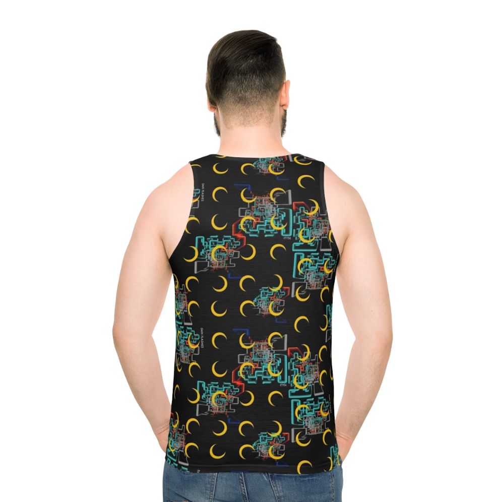 Dan Flashes Unisex Tank Top featuring a cool pattern design