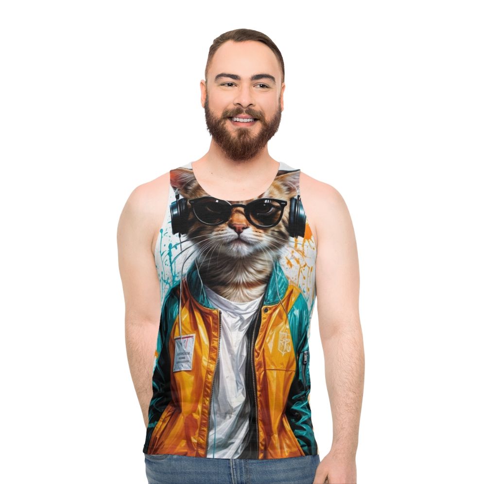 Dance Cat Unisex Tank Top