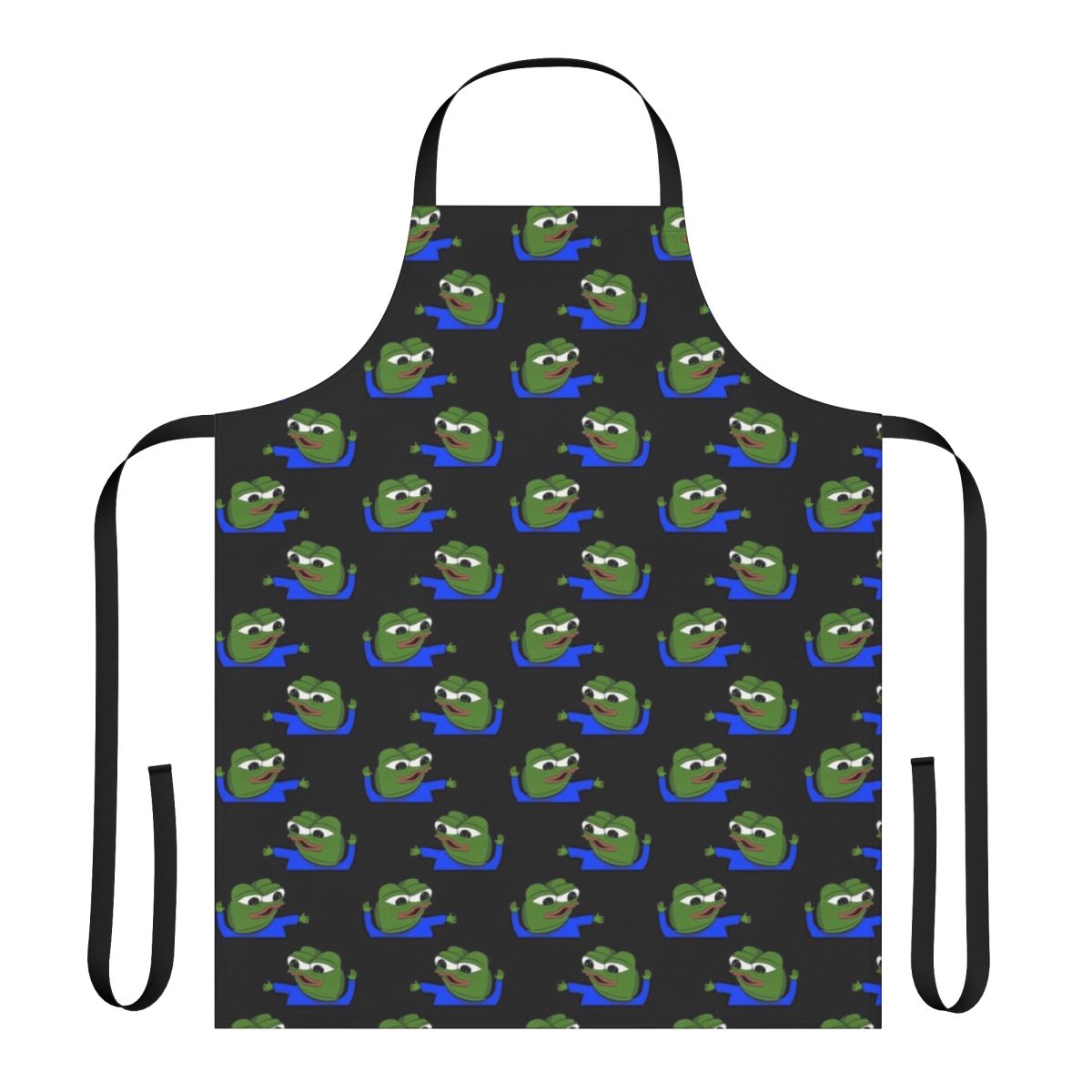Apron featuring Pepe the Frog, a popular Twitch meme character, for dance enthusiasts and dank meme fans.