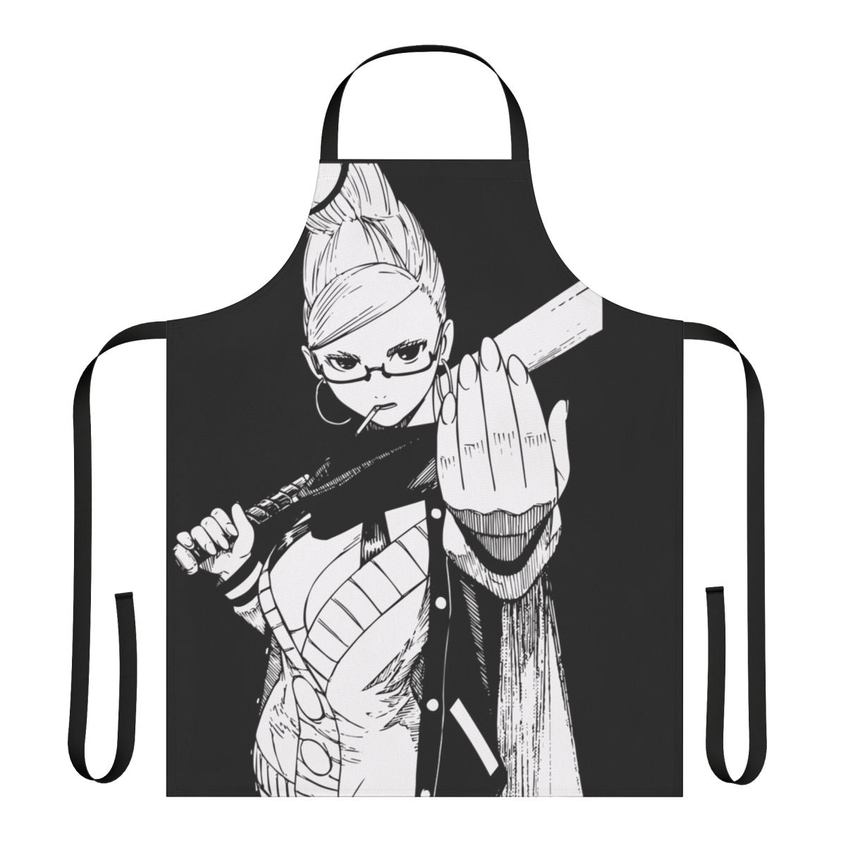 Dandadan Seiko cosplay apron featuring psychic and anime design