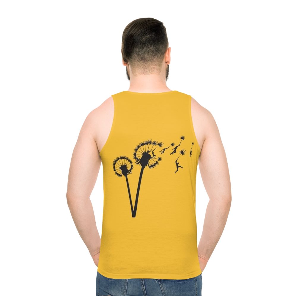 Dandelion people flight unisex tank top