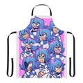 Danganronpa-inspired apron featuring the character Kokichi Ouma from Danganronpa V3: Killing Harmony