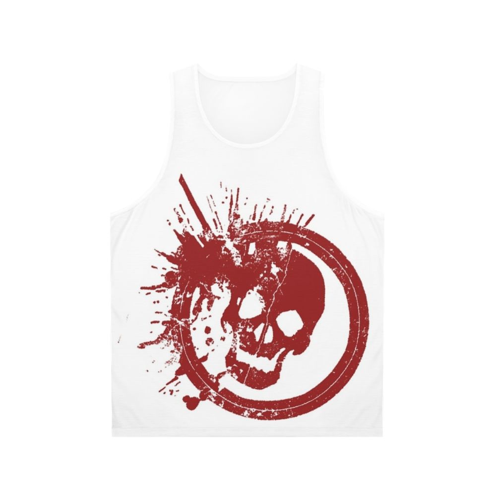 Danganronpa Leon Kuwata Skull Unisex Tank Top