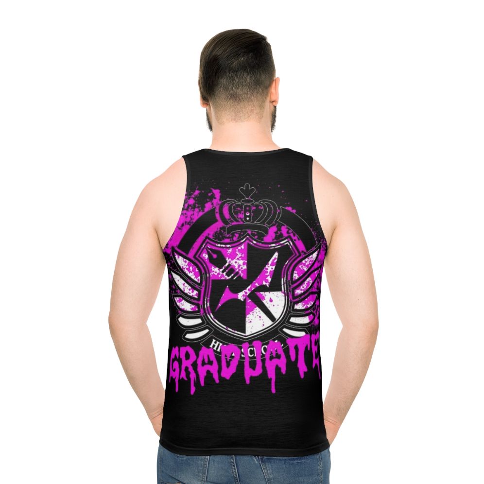 Danganronpa Unisex Tank Top with Graduate of Hope's Peak Academy Design