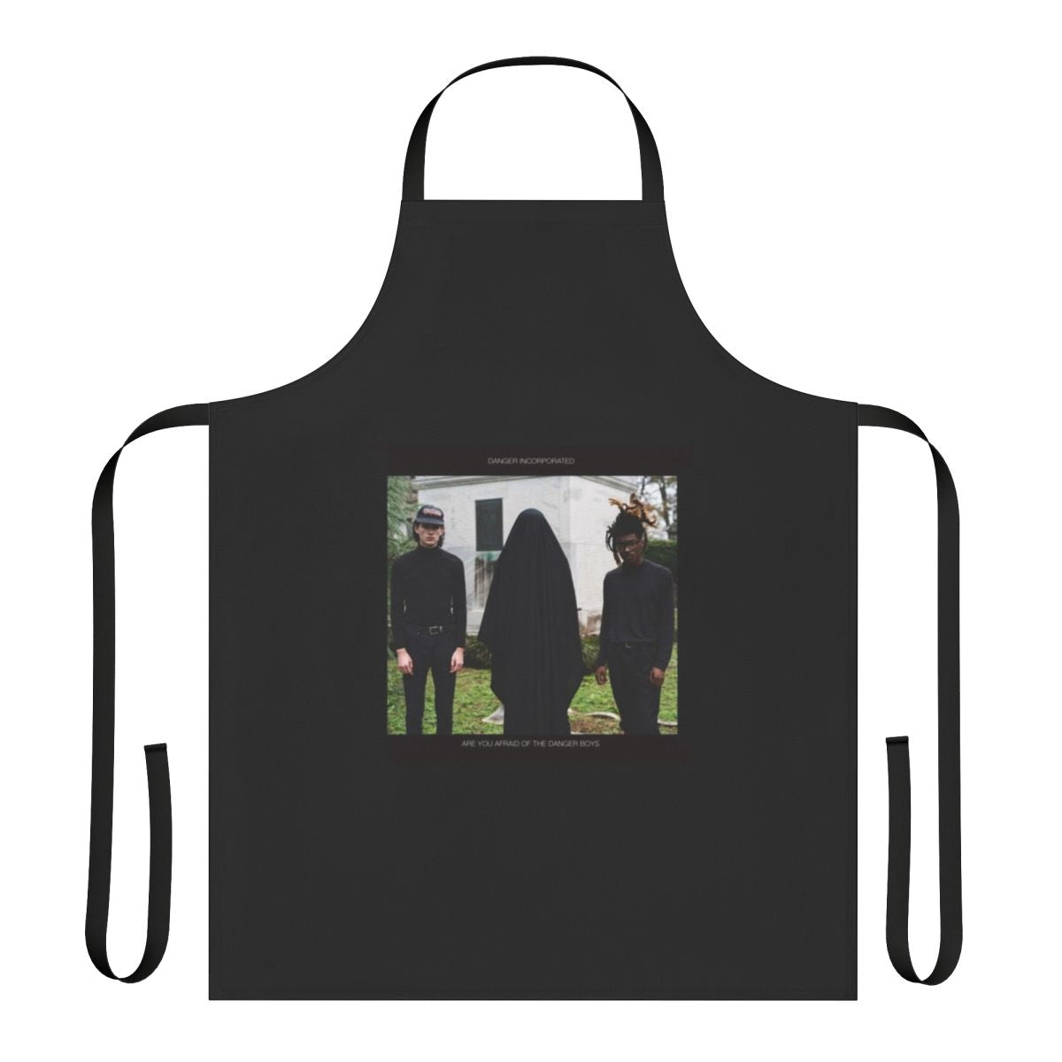 Danger Boys Inspired Apron - Stylish Kitchen Accessory with Birds, Diamonds, and Graveyard Design