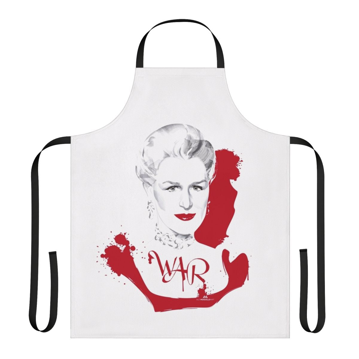 Dangerous Liaisons movie inspired apron featuring classic Hollywood cinema imagery