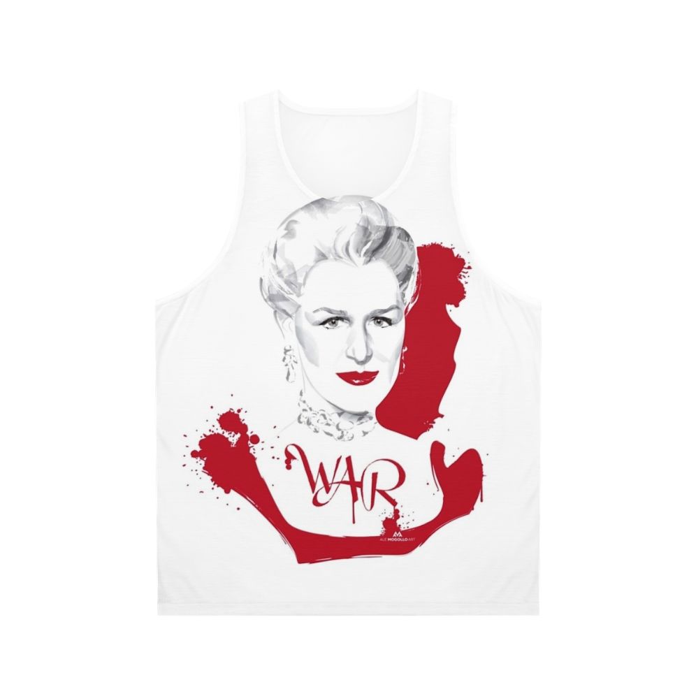 Dangerous Unisex Tank Top featuring Classic Hollywood Fashion Design