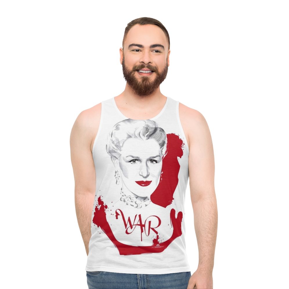 Dangerous Unisex Tank Top featuring Classic Hollywood Fashion Design