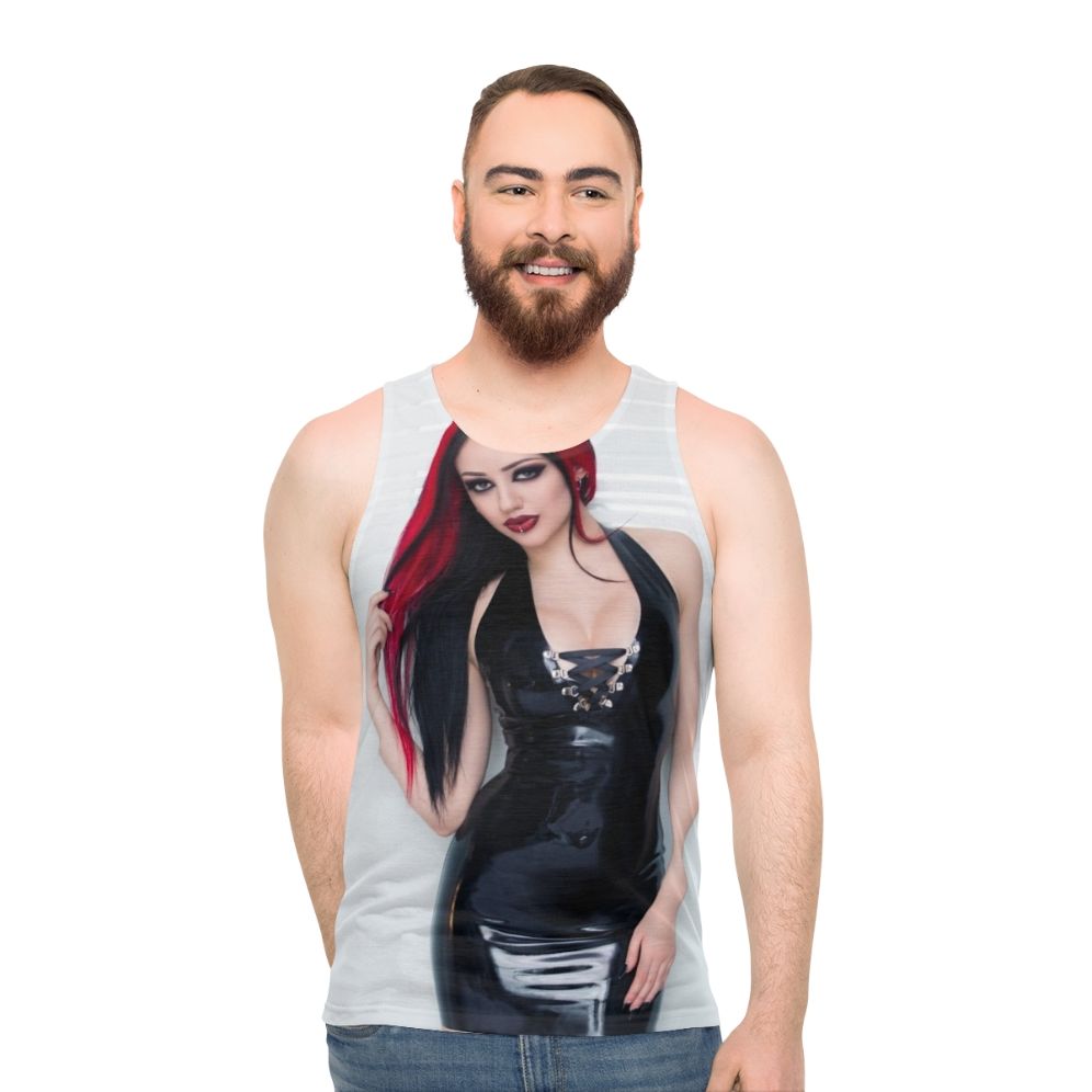 Dani Divine Unisex Latex Fashion Tank Top