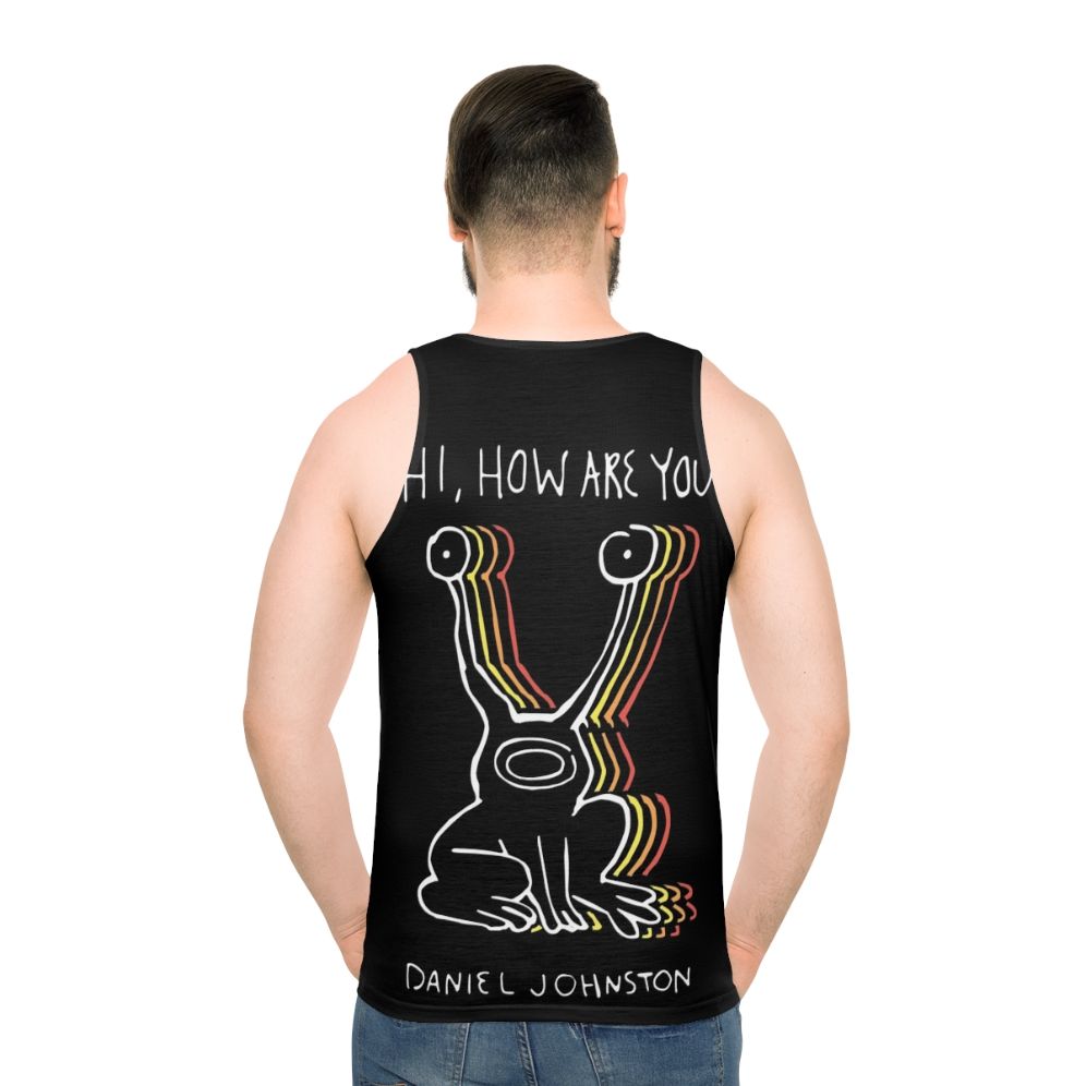 Daniel Johnston inspired unisex tank top
