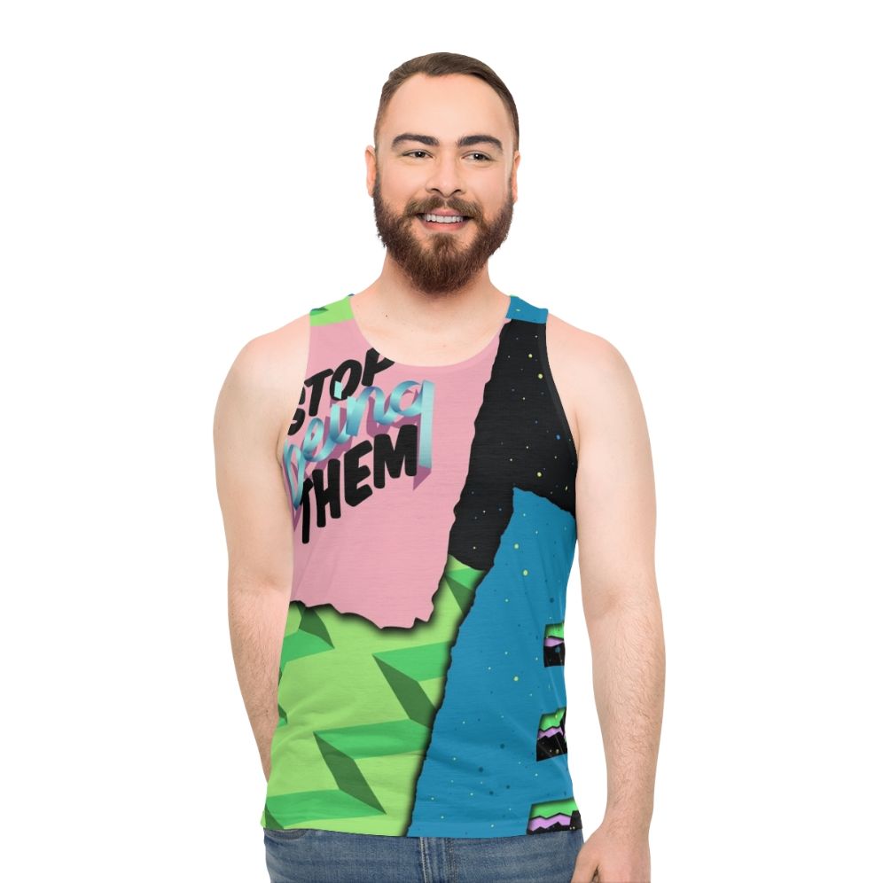 Daniel Ricciardo 'Stop Being Them' Unisex Tank Top