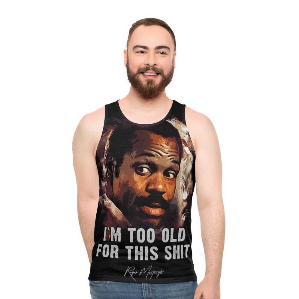Danny Glover as Roger Murtaugh unisex movie tank top