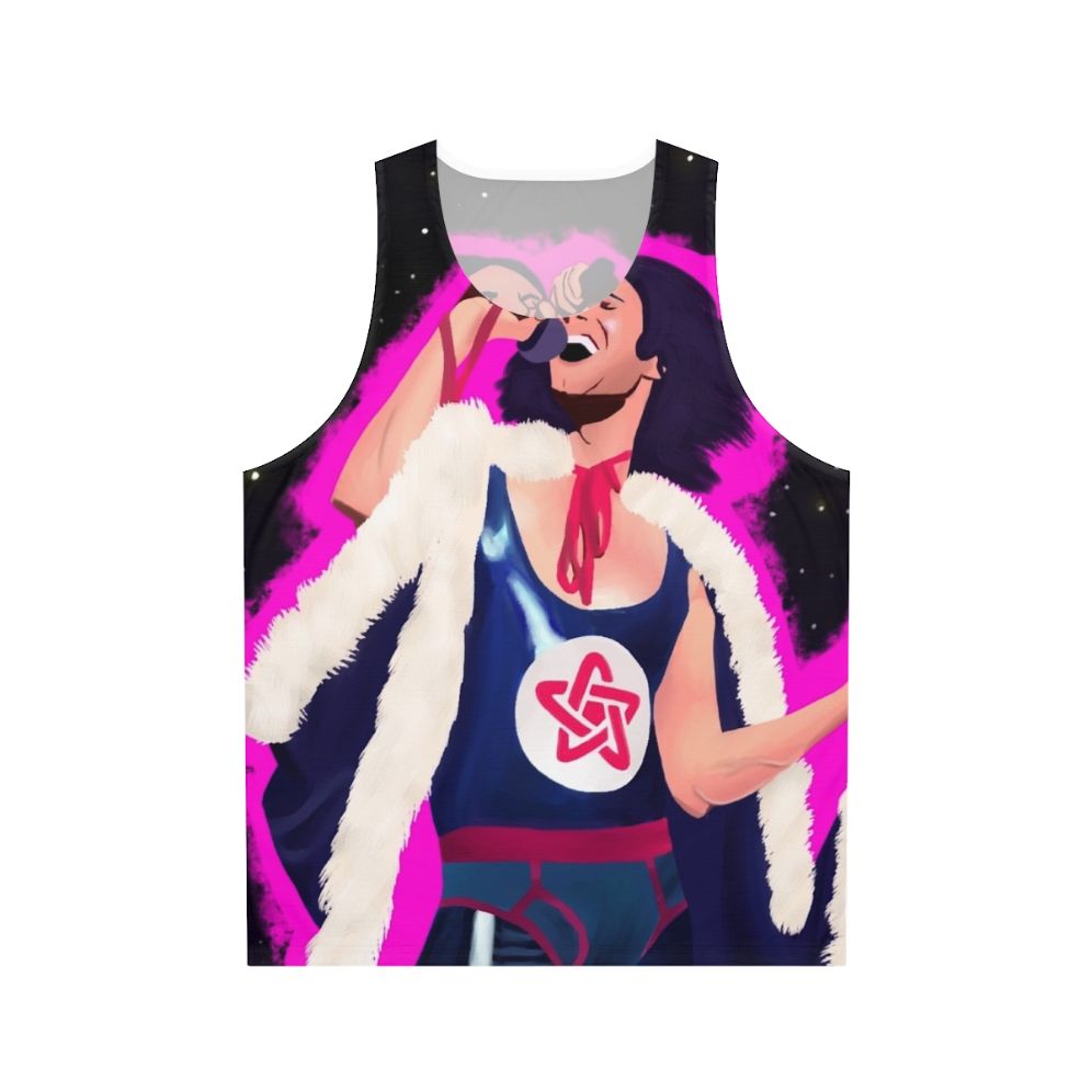 Danny Sexbang inspired space painting unisex tank top