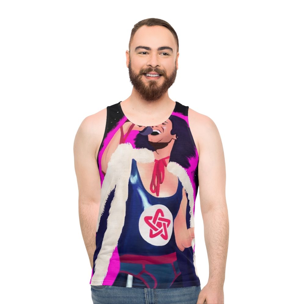 Danny Sexbang inspired space painting unisex tank top