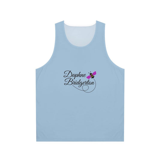 Unisex tank top featuring Daphne Bridgerton and a bee from the Netflix series Bridgerton