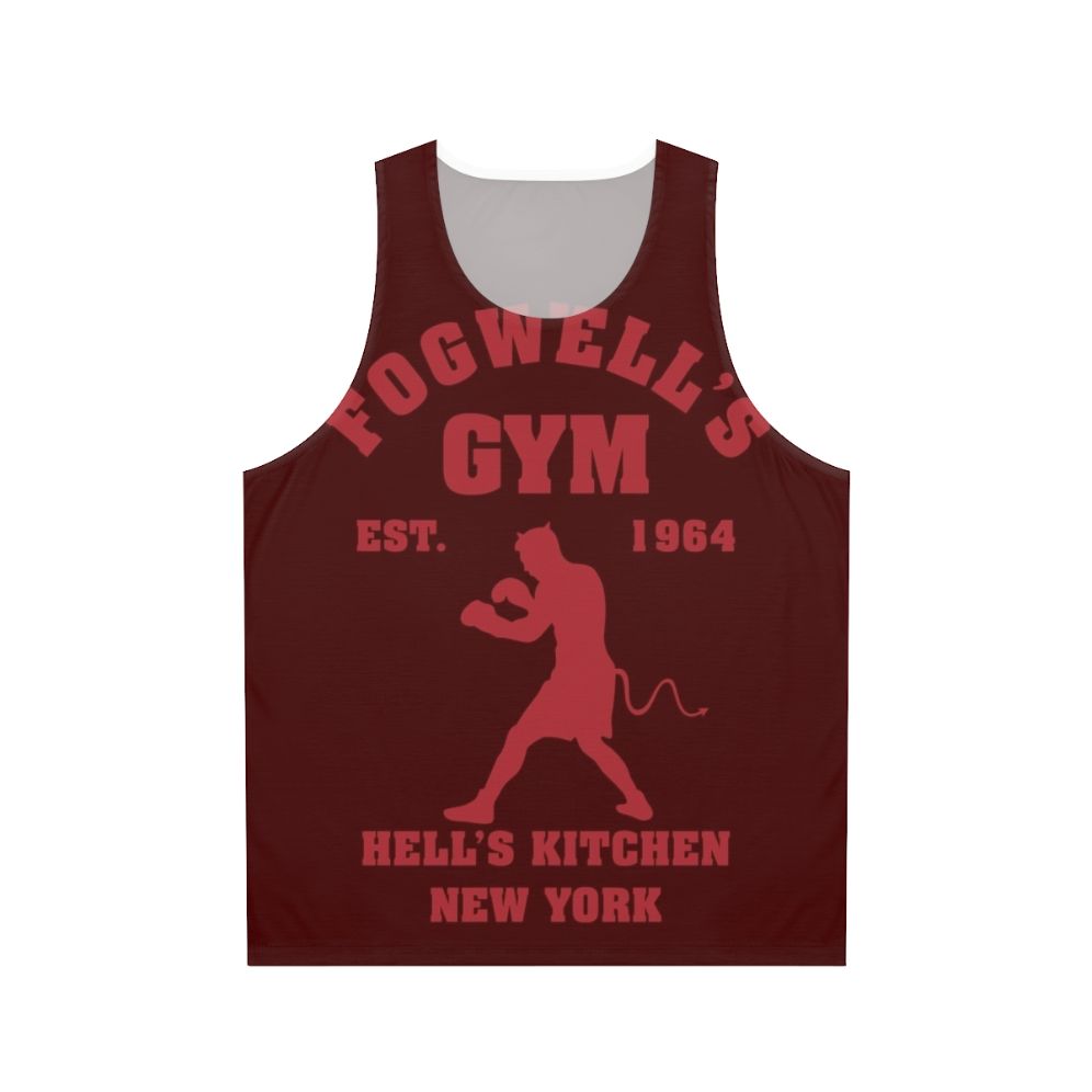 Daredevil-inspired Fogwell's Gym Unisex Tank Top