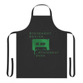 Dark academia-inspired apron with a spooky statement design, perfect for fans of horror podcasts like The Magnus Archives.
