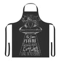Dark apron with galaxy and space-themed design inspired by Tokio Hotel's Dream Machine