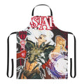 Dark fantasy-themed apron featuring characters from the anime and manga series "Bastard!!"