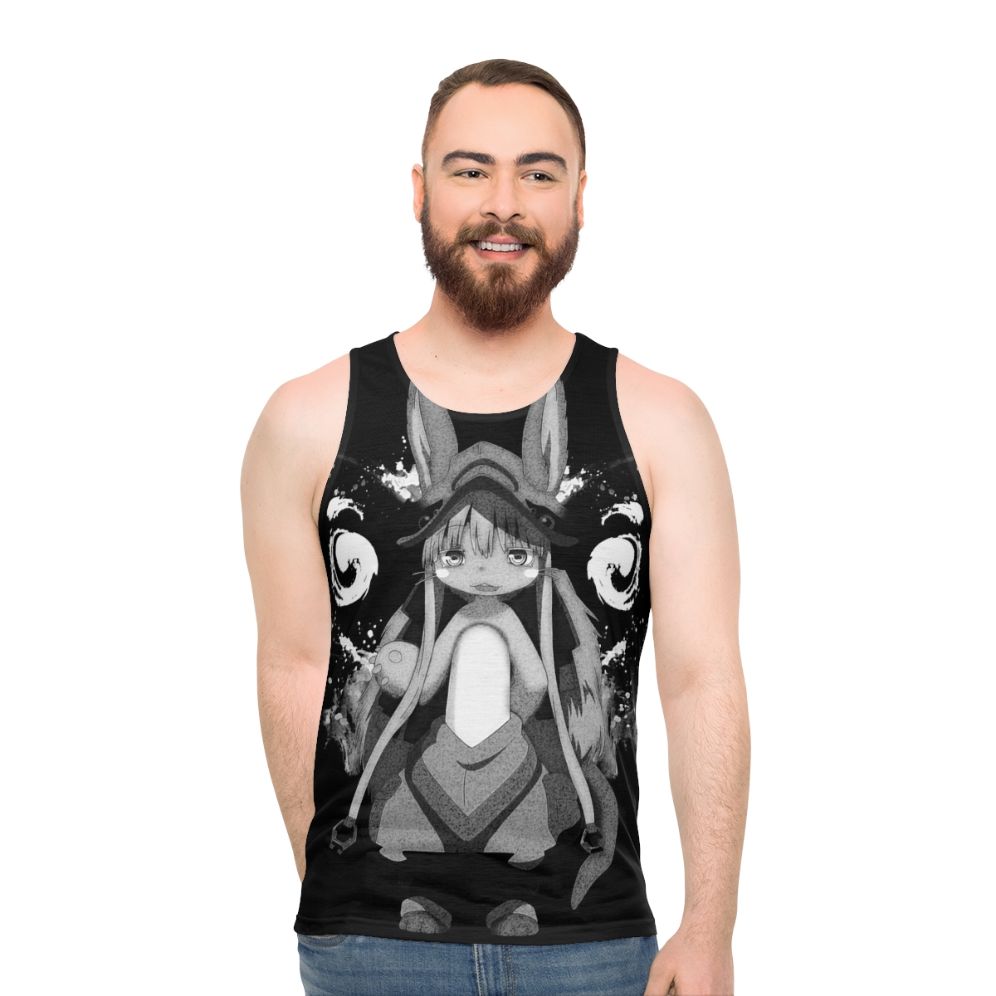 Dark fantasy anime inspired unisex tank top