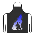 A high-quality apron featuring the design of "The Walker of Abyss" from the Dark Souls fantasy video game series.