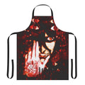 Dark and gothic-inspired kitchen apron featuring Hellsing anime characters