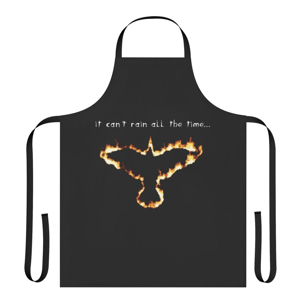 Dark apron with gothic, horror, and literary inspired design